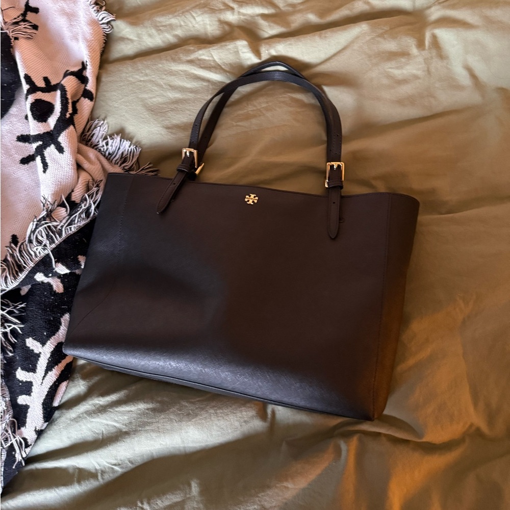 Tory Burch work bag with center laptop compartment